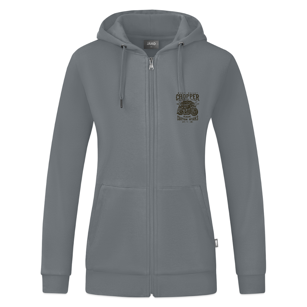 JAKO Vrouwen ziphoodie Organic - grijs