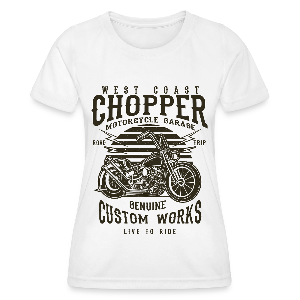 Functioneel T-shirt voor vrouwen - wit