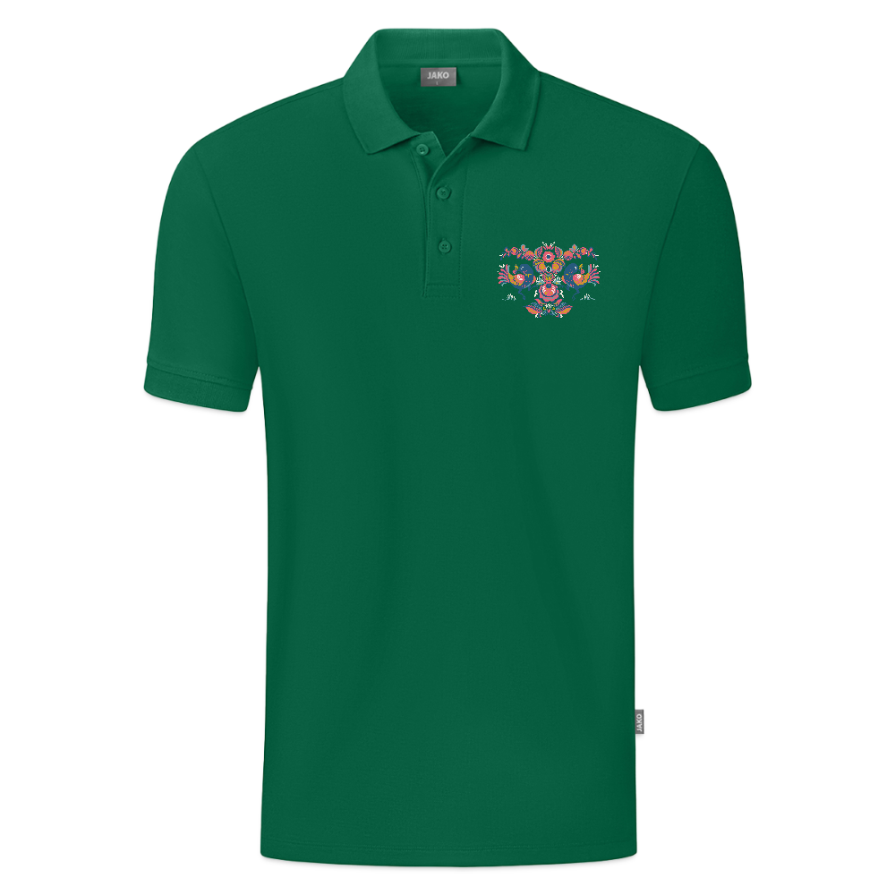 JAKO Mannen Polo Organic - kelly groen