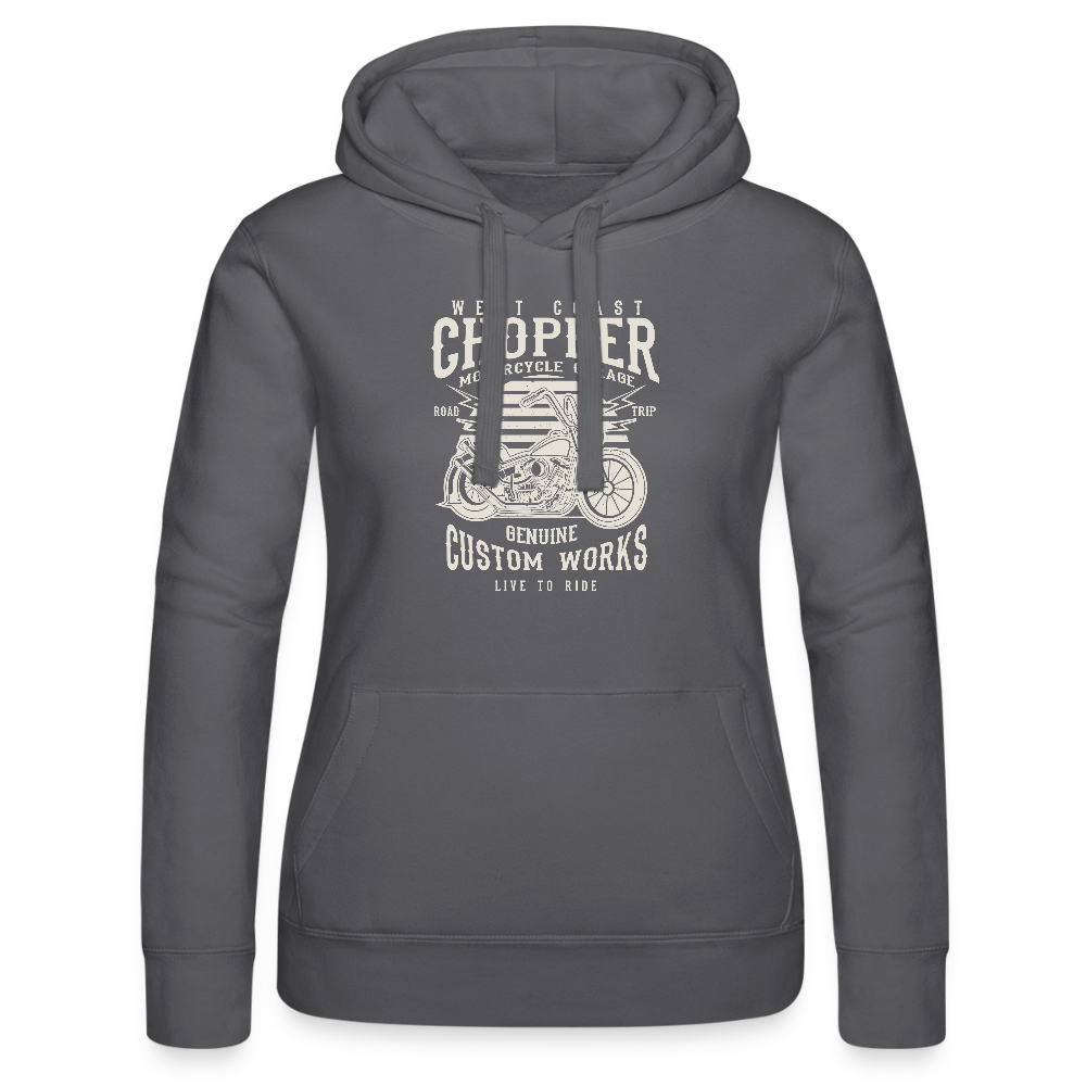 Vrouwenhoodie van Russell - grijs