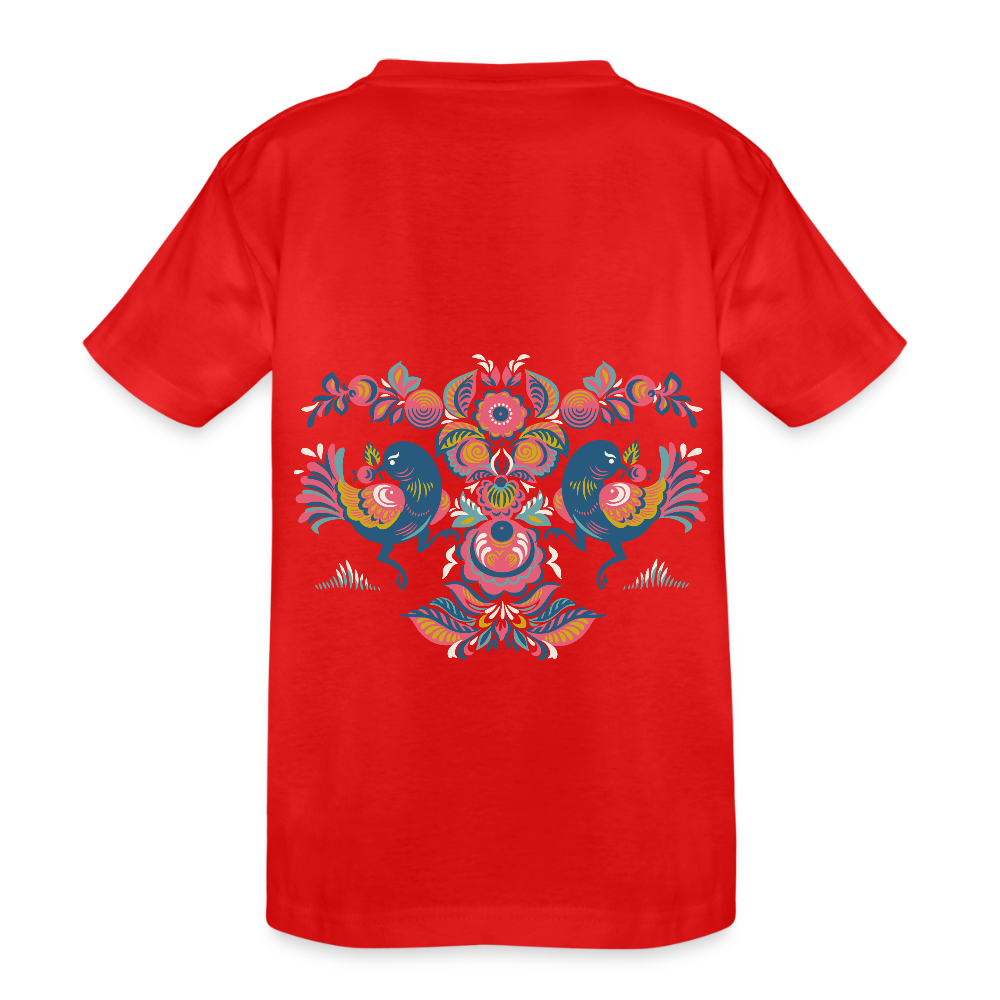 Kinderen Heavy Cotton T-shirt - rood