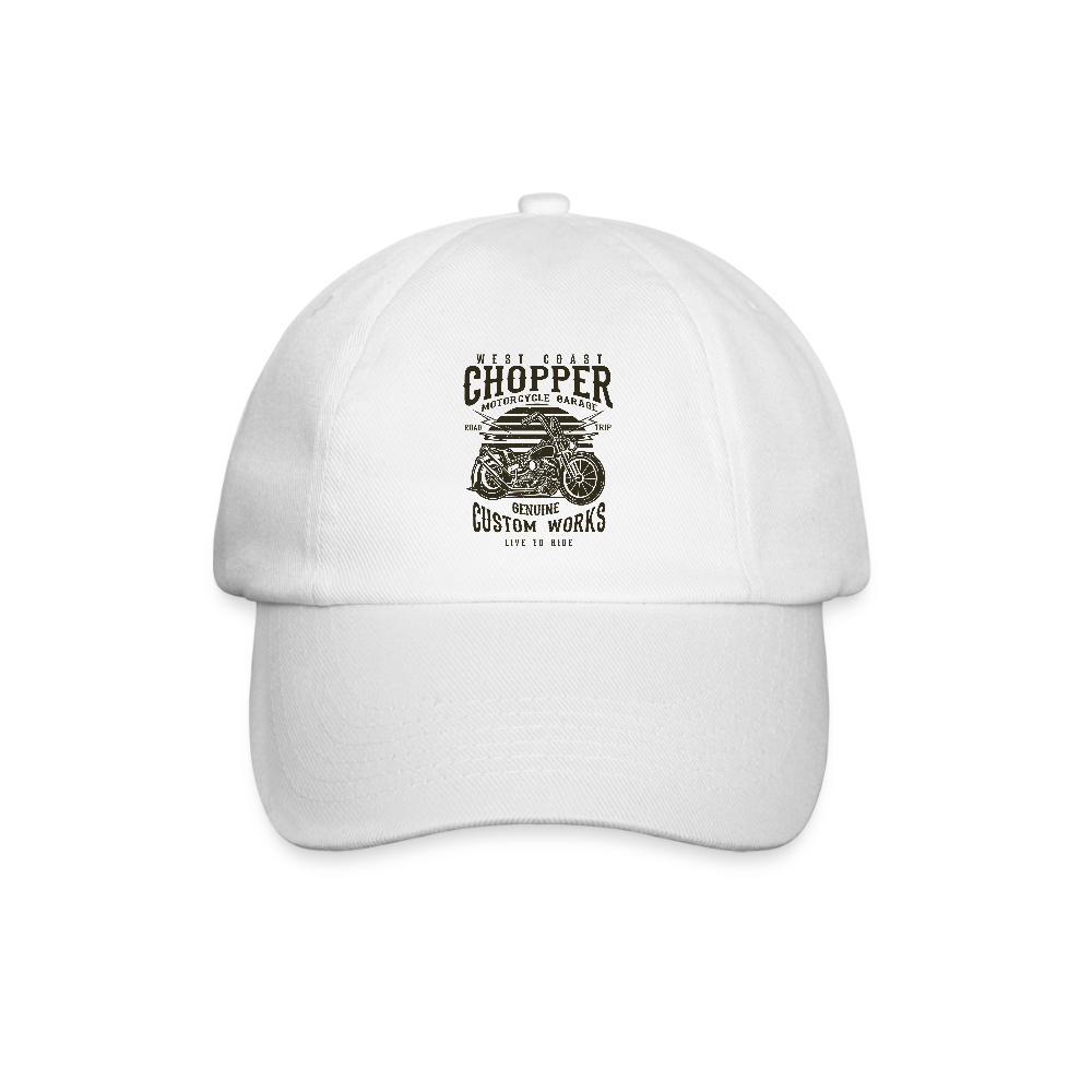 Baseballcap - wit/wit
