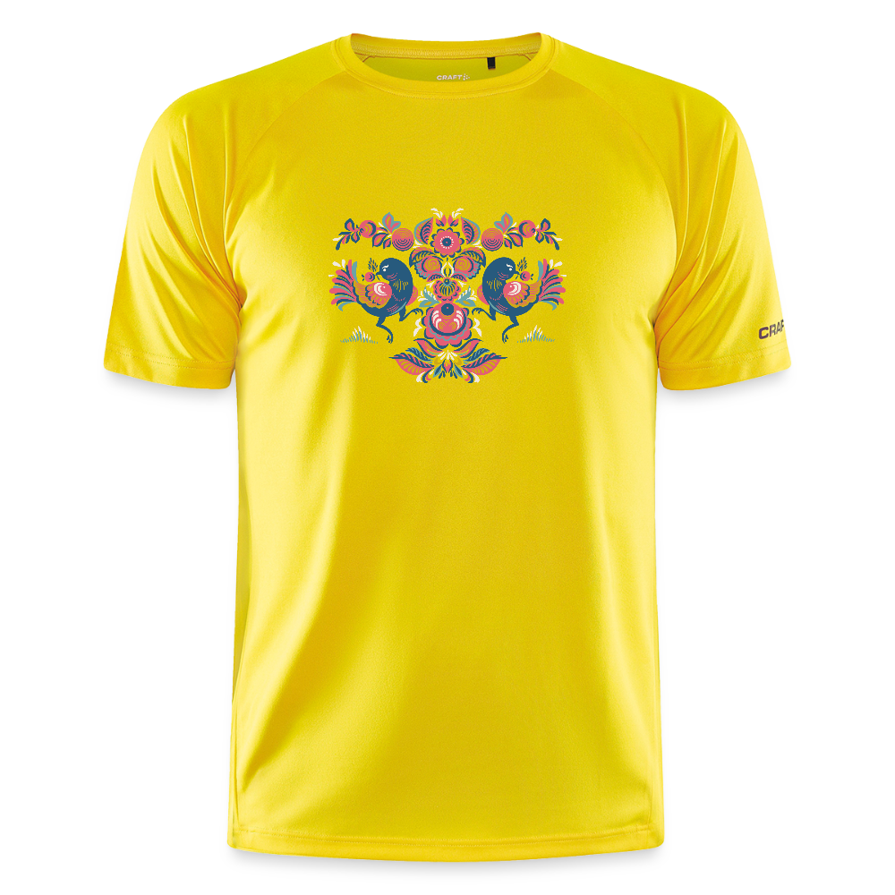CRAFT Core Unify training-T-shirt - geel