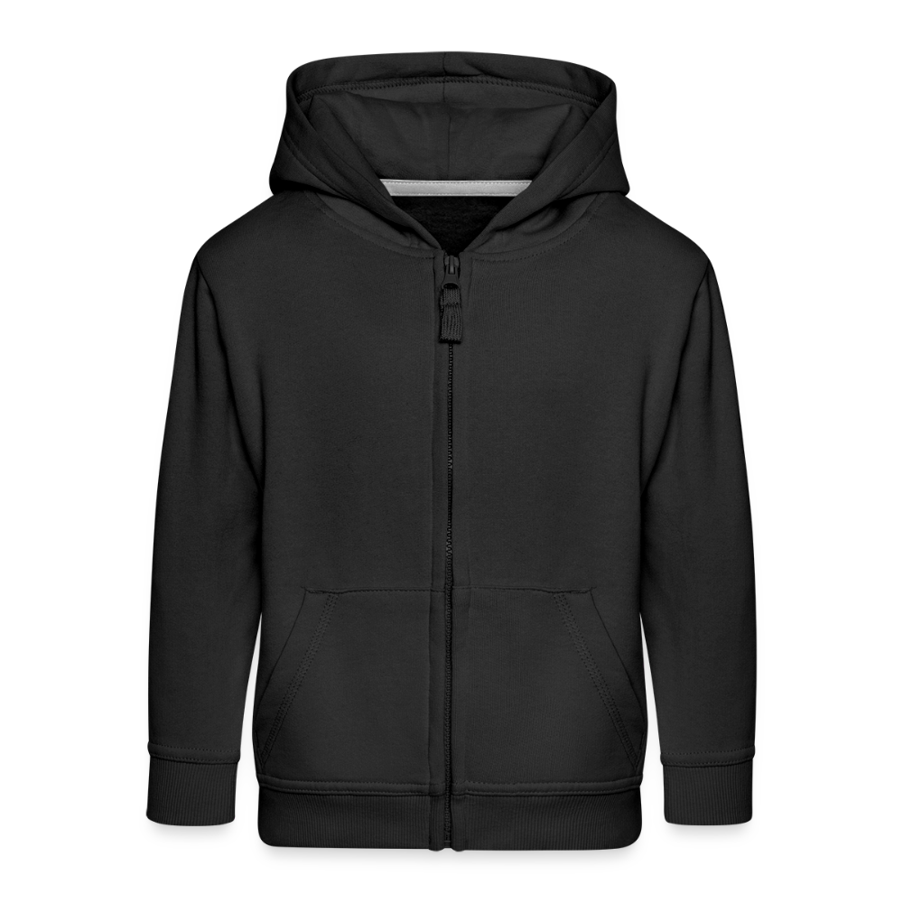 Kinderen Premium jas met capuchon - zwart