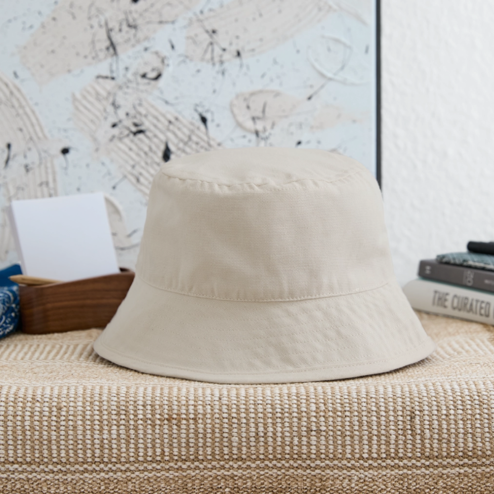 Stanley/Stella gerecyclede bucket hat - natuurwit