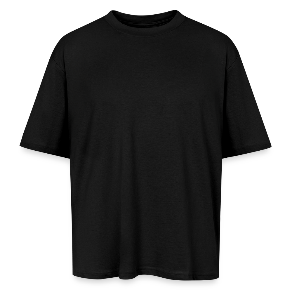 Oversized uniseks T-shirt - zwart
