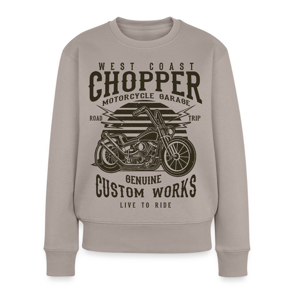 Vrouwen premium sweater - taupe