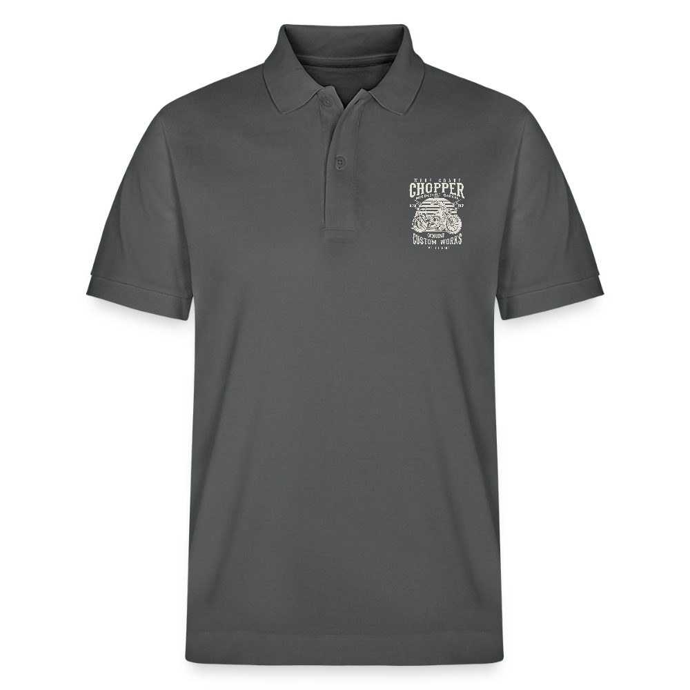 Stanley/Stella uniseks bio poloshirt PREPSTER - houtskool