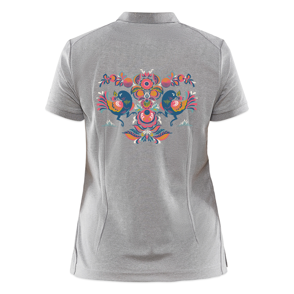 CRAFT Core Unify damespolo - grijs gemêleerd