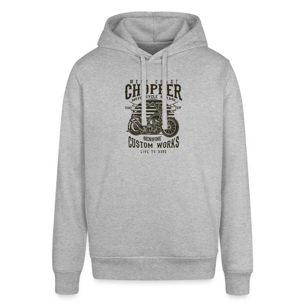 Uniseks bio-hoodie van Stanley & Stella - grijs gemêleerd
