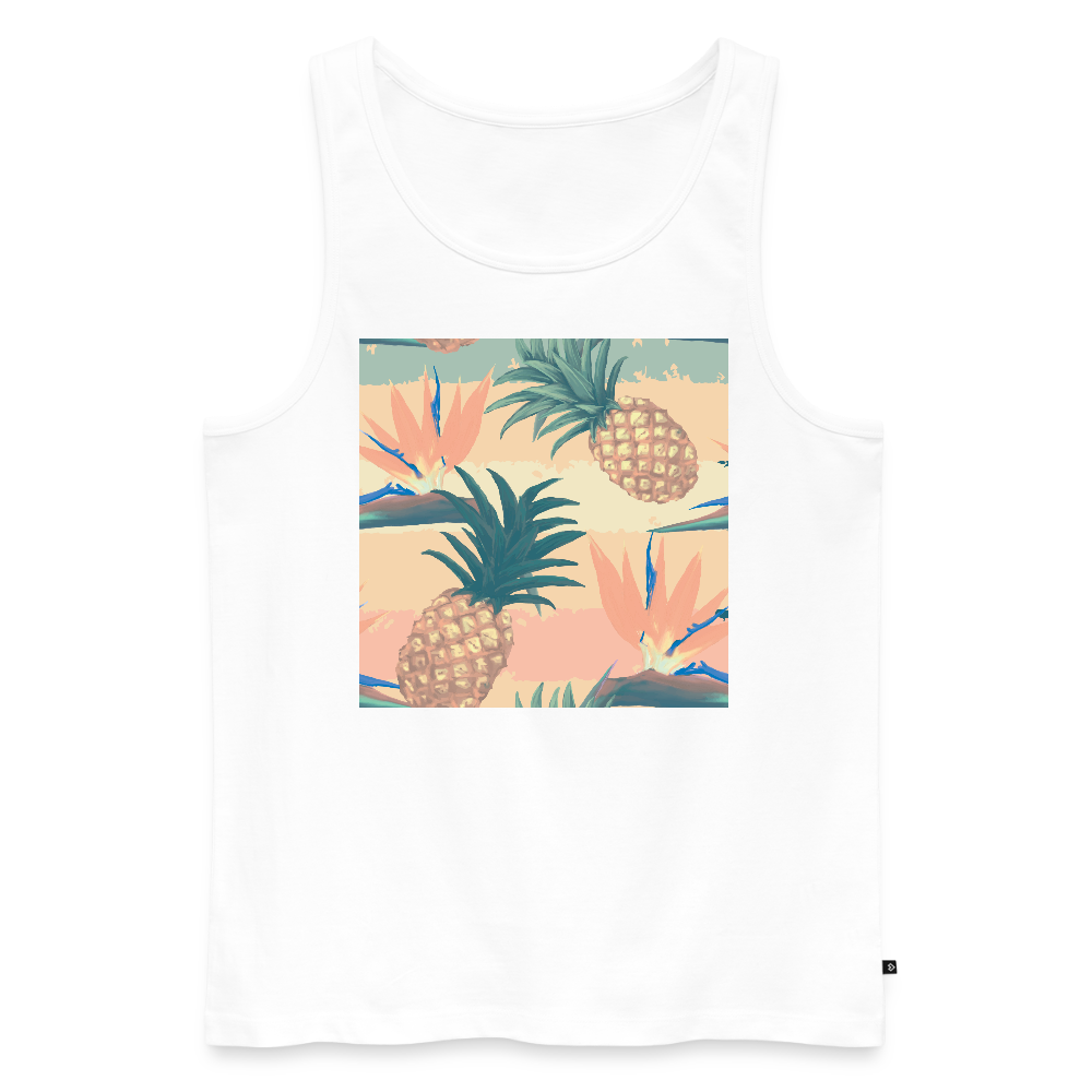 Mannen Premium tank top - wit