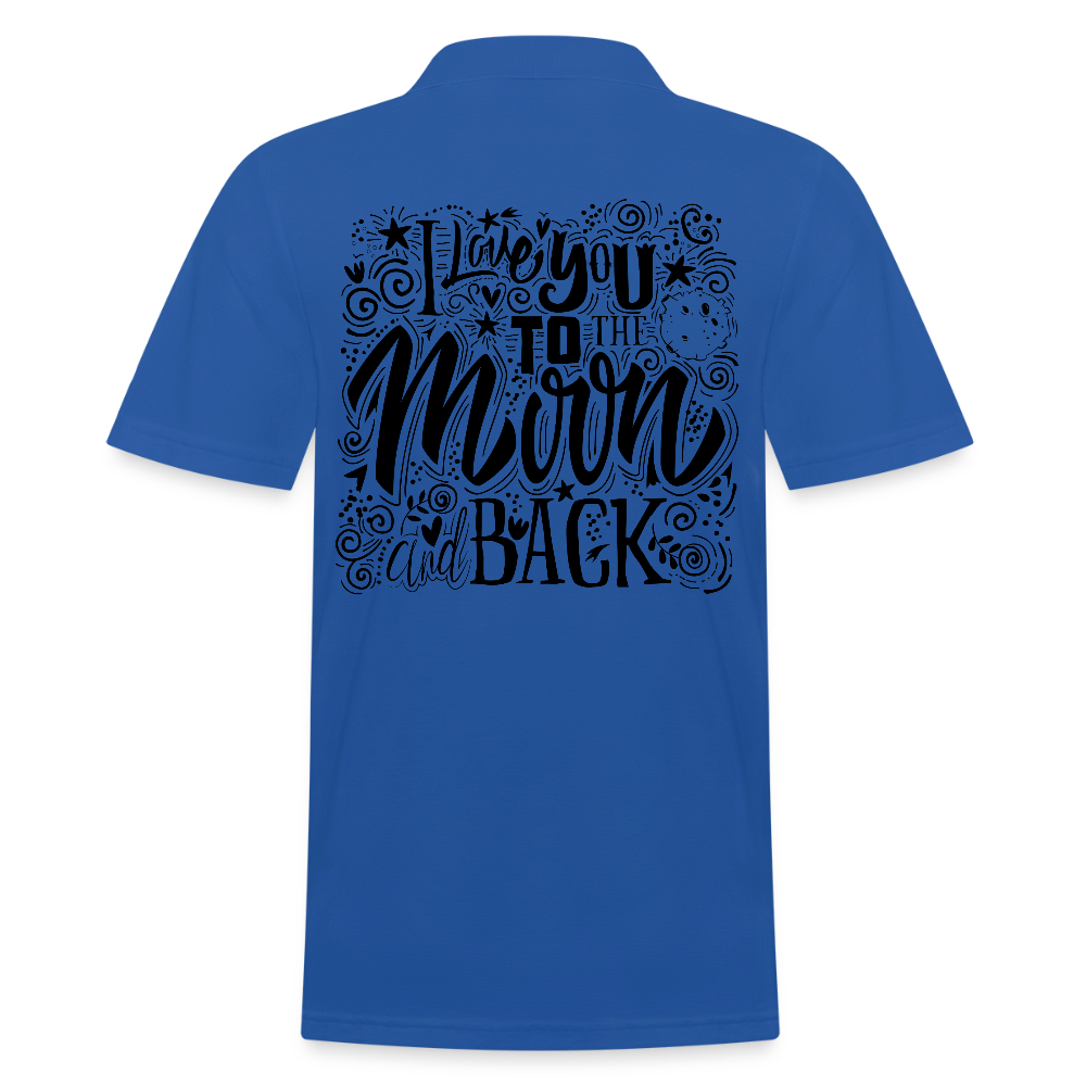 Mannen poloshirt - koningsblauw