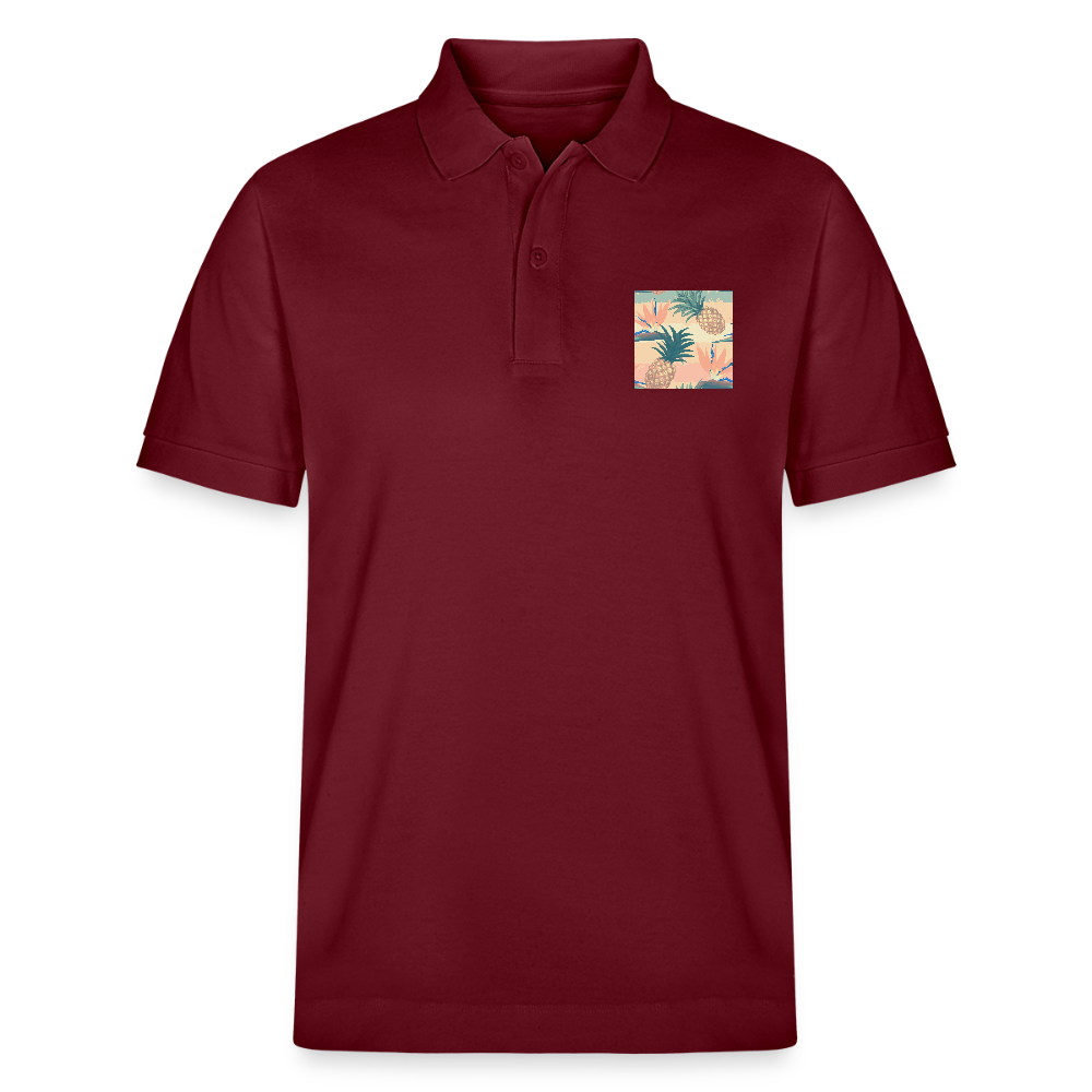 Stanley/Stella uniseks bio poloshirt PREPSTER - bourgognerood