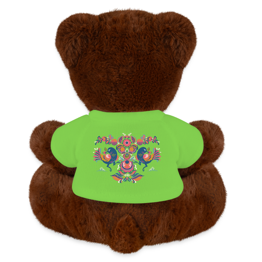 MiniFeet® RecycelBär® bruin - lichtgroen