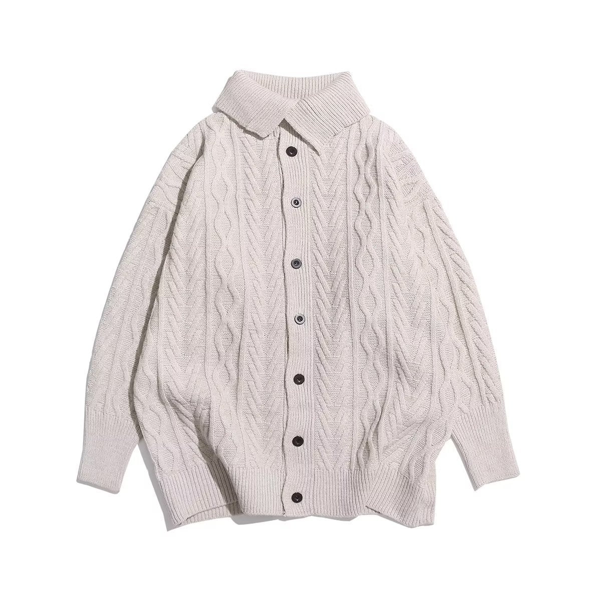 Amerikaanse Retro Twist Revers Wintervest voor Heren