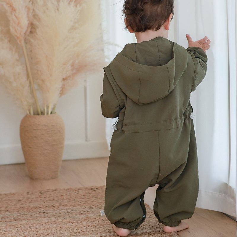 Westerse Stijl voor Baby / Peuter Casual Body Jumpsuit met Capuchon