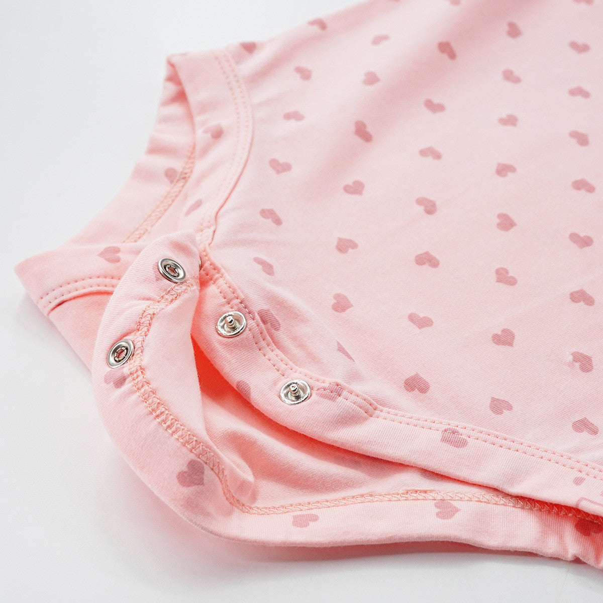 Baby Rompertjes met Korte Mouwen met Hartjesprint