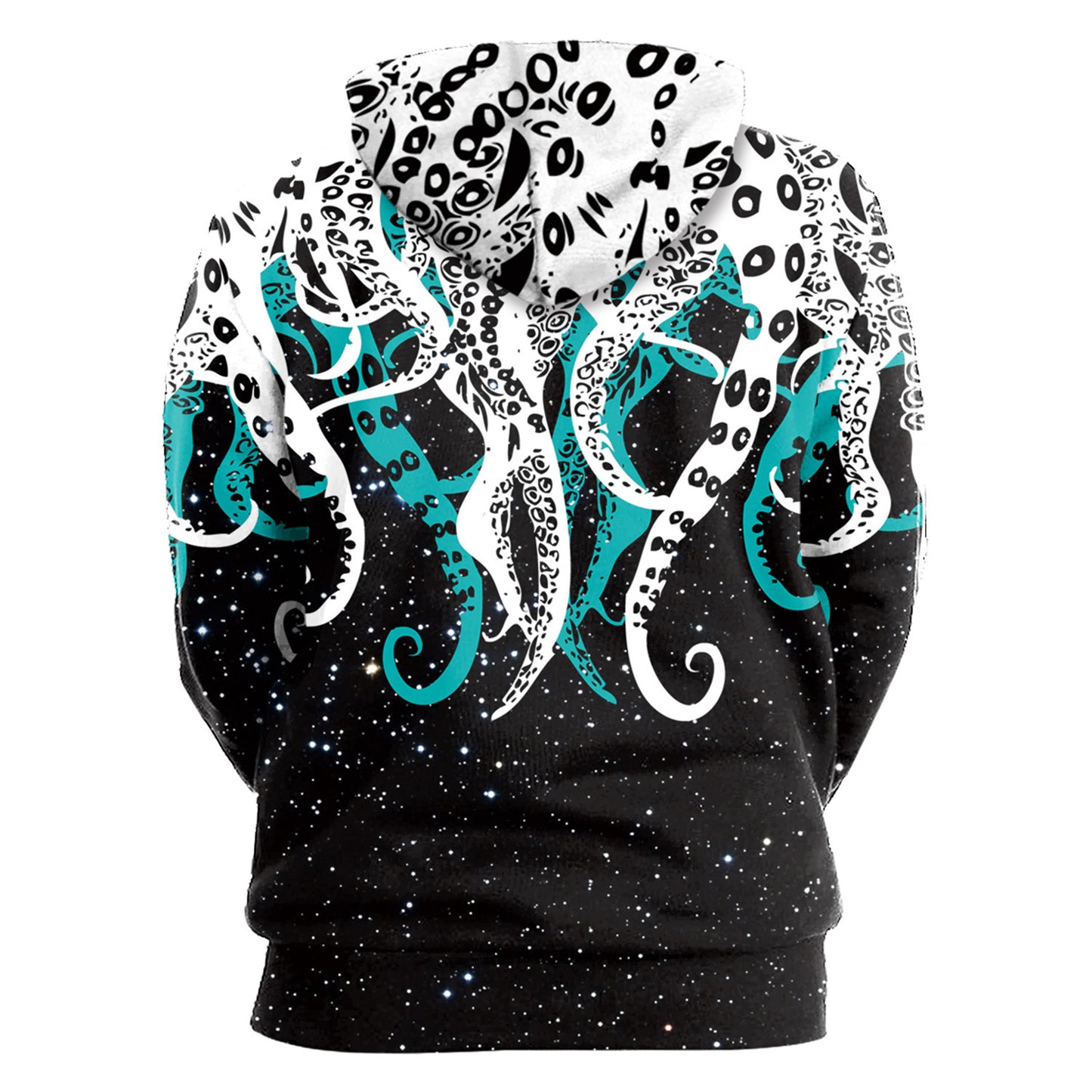 Octopus digitale print hoodie