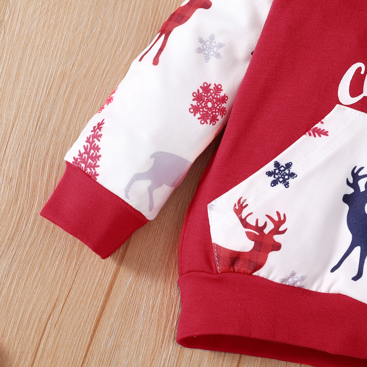 Kerst Outfit voor Baby's/Peuters Hoodie met kerstprint & Broek