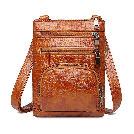 Damesmode Retro Zachte Leren Schoudertas