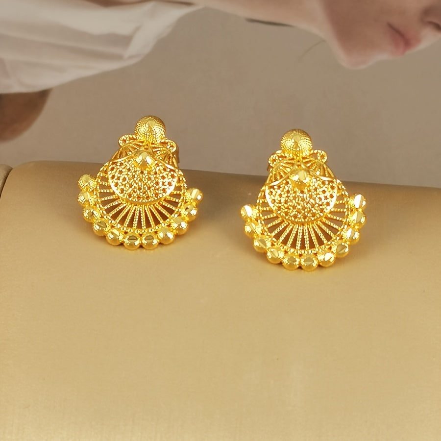 Elegante Sieraden-set Licht Luxe Schelp Ketting met Oorbellen voor Dames