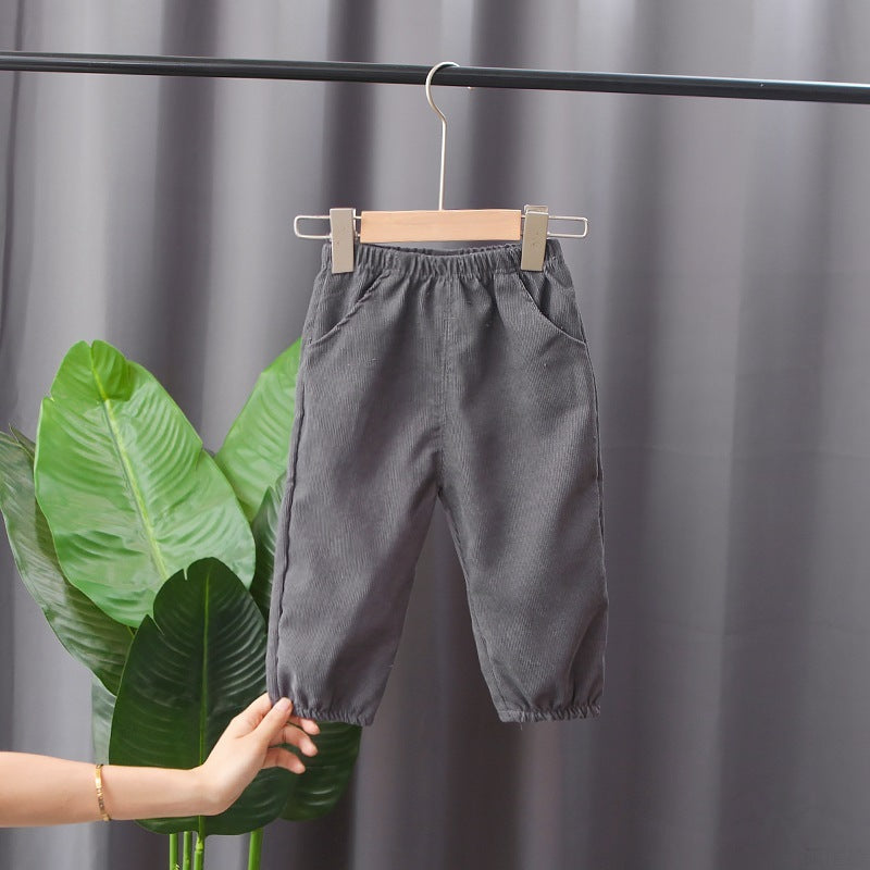 Tweedelig Set Geruite Overhemd met Capuchon en Lange Mouwen & Broek voor Peuters/ Kinderen