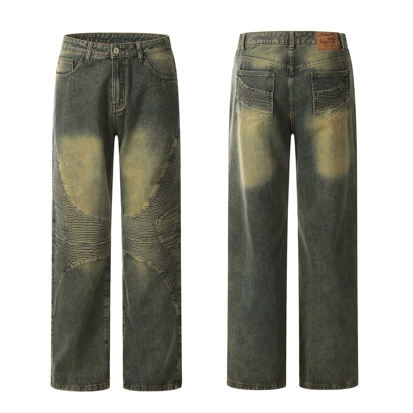 Straight Washed Yellow Mud Jeans voor Dames & Plus Size