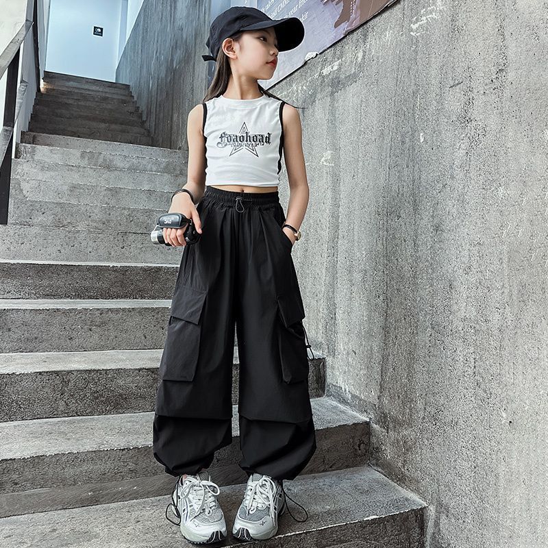 Corduroy Cargobroeken met Grote Zakken voor Meisjes