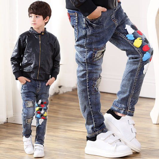 Ripped / Patchets Jeans voor Kinderen/ Tieners