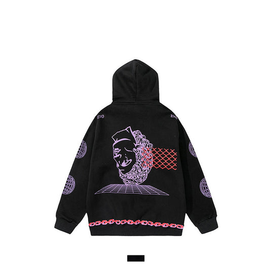 Vlammenprint Hoodie