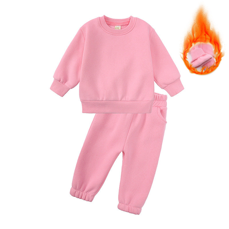Casual 2deligset Sport Outfit Sweatshirt & Broek voor Kinderen / Tieners