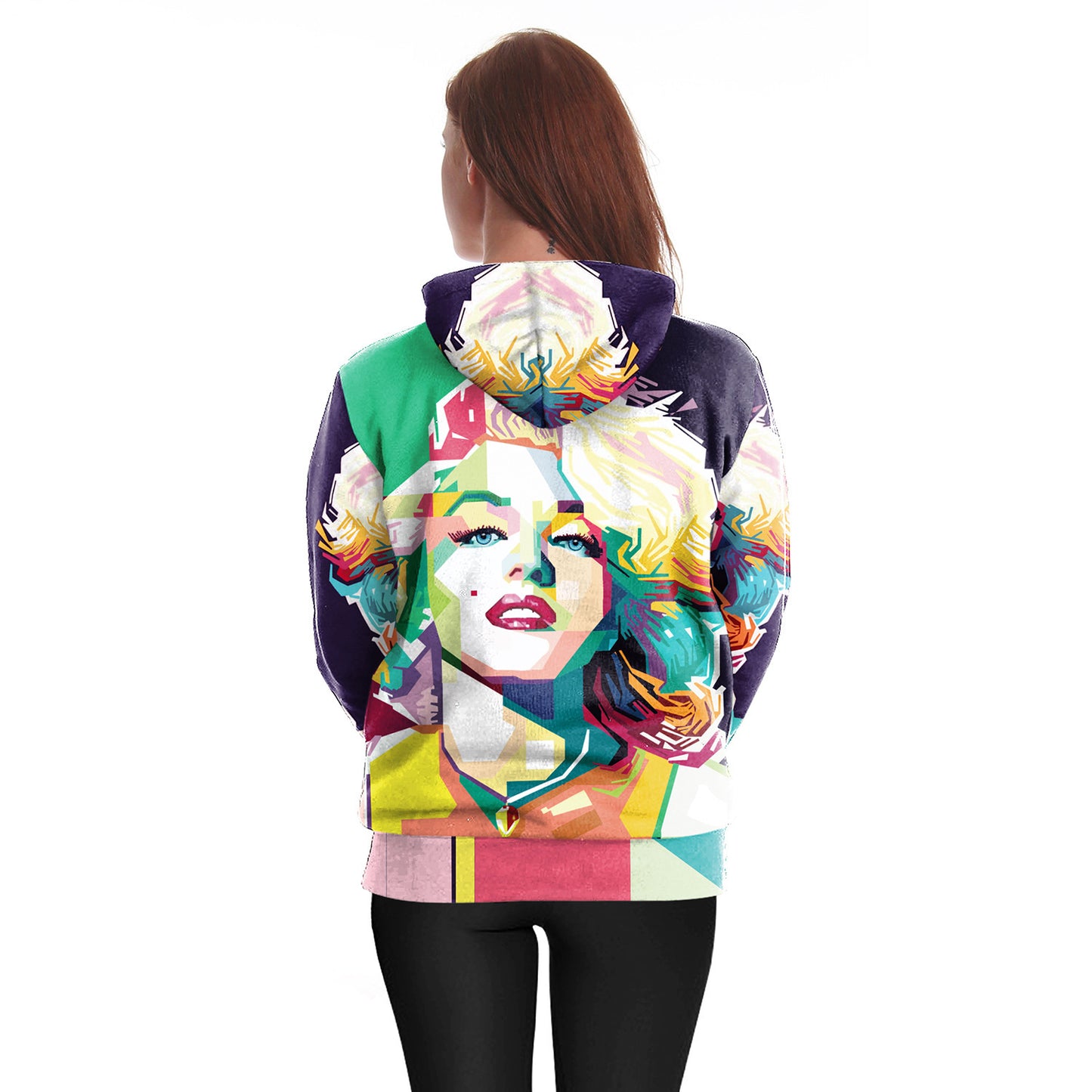 Beauty Aquarel Digitale Print Hoodie