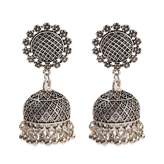 Indiase Stijl Legering Vintage Jhumka Oorbellen voor Dames