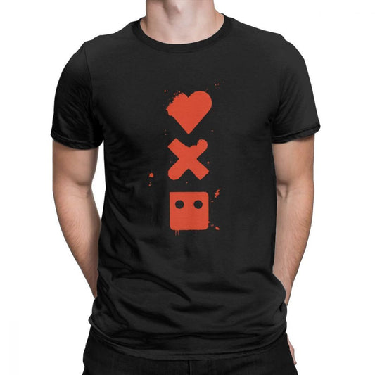 Amerikaanse Original Casual Love, Death & Robots Bedrukte T-shirt met Ronde Hals en Korte Mouwen voor Heren & Jongens