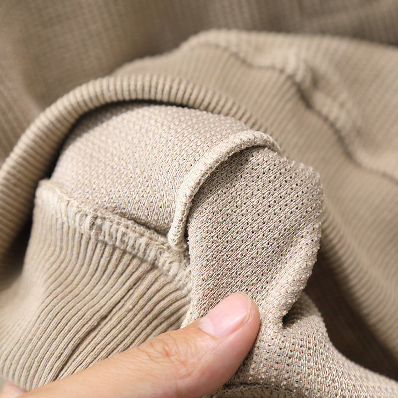 2-delige Kinderpak Sweatshirt met Rits en Letterprint & Broek voor Jongens