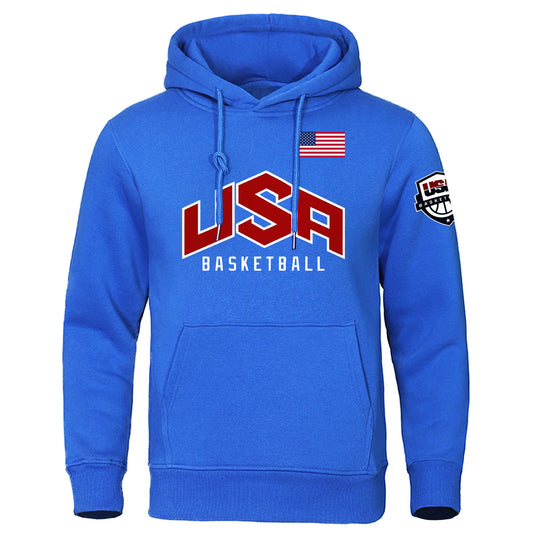Atleet Print Sport Hoodie Heren