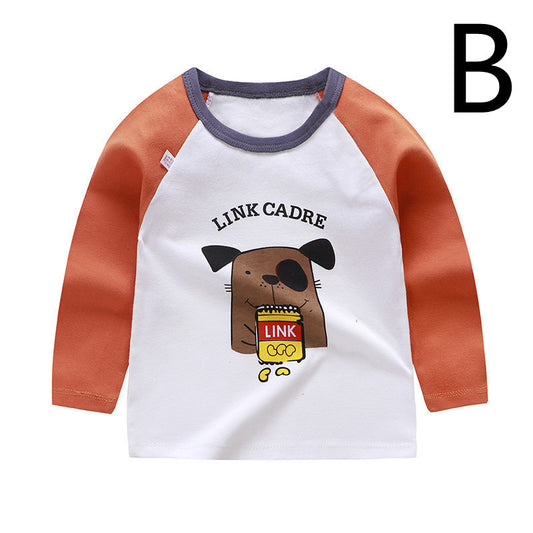 Casual Katoenen T-shirt met lange mouwen met Print voor Kinderen