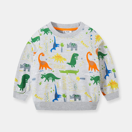 Stoere Sweatshirt met Print voor Peuters/ Kinderen