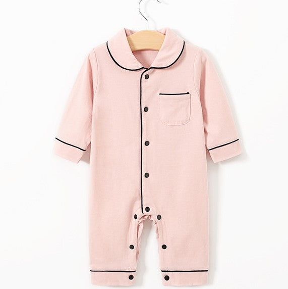 Casual Baby/ Peuter Pyjama-Jumpsuits met Effen Kleur