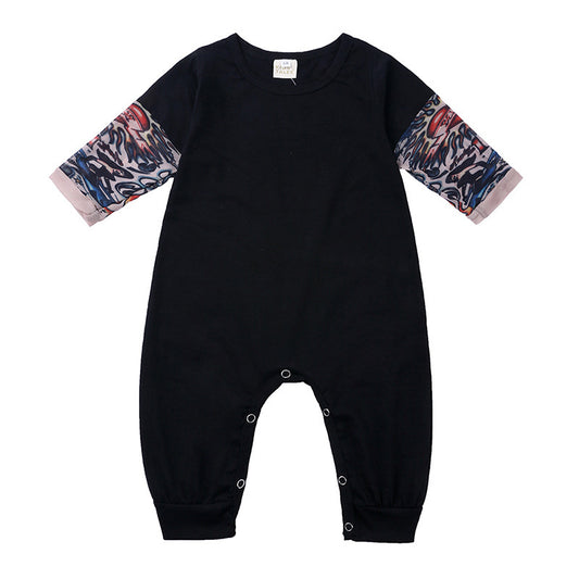 Casual Baby / Peuter Kruip-pak /Jumpsuit met Lange Mouwen Tattooprint