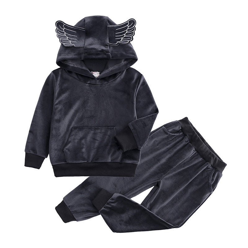 Tweedelig Winter Set Hoodie & Broek voor Kinderen