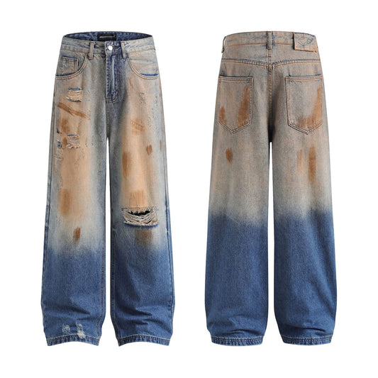 Vintage Ripped Jeans Washed voor Heren & Jongens