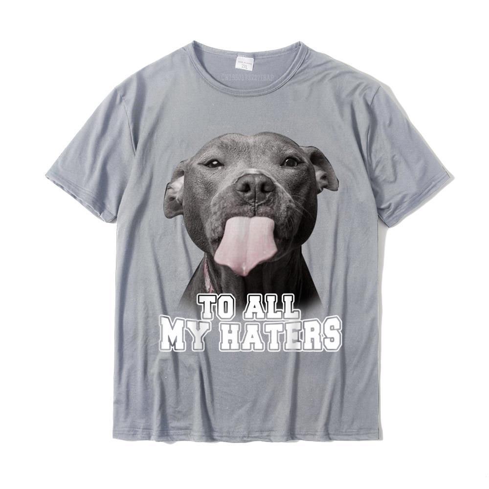 Amerikaanse Casual Ronde Hals T-shirt met Tekst Hondenprint en Korte Mouwen voor Unisex