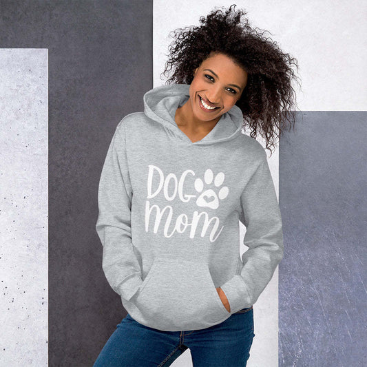 Dames Dog Mom Letter Print Hoodie