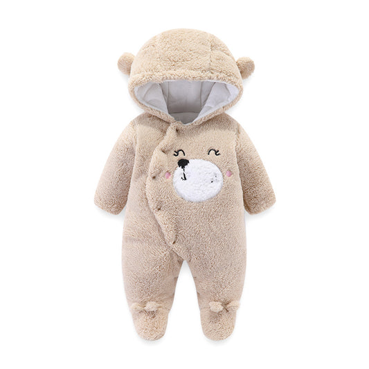 Casual Winter- Fluwelen Jumpsuit voor Baby's / Peuters