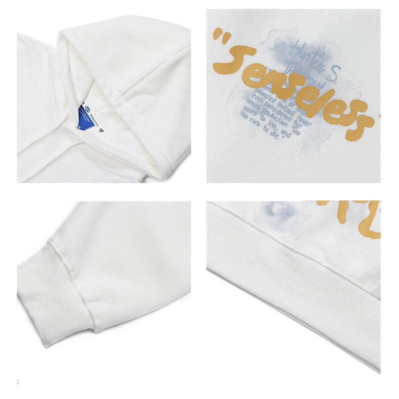 Hoodie met grafische print van een beer