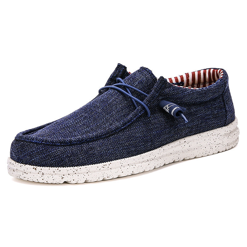 Amerikaanse Comfortabele Casual Effen Kleur Canvas Schoenen van Mesh voor Heren