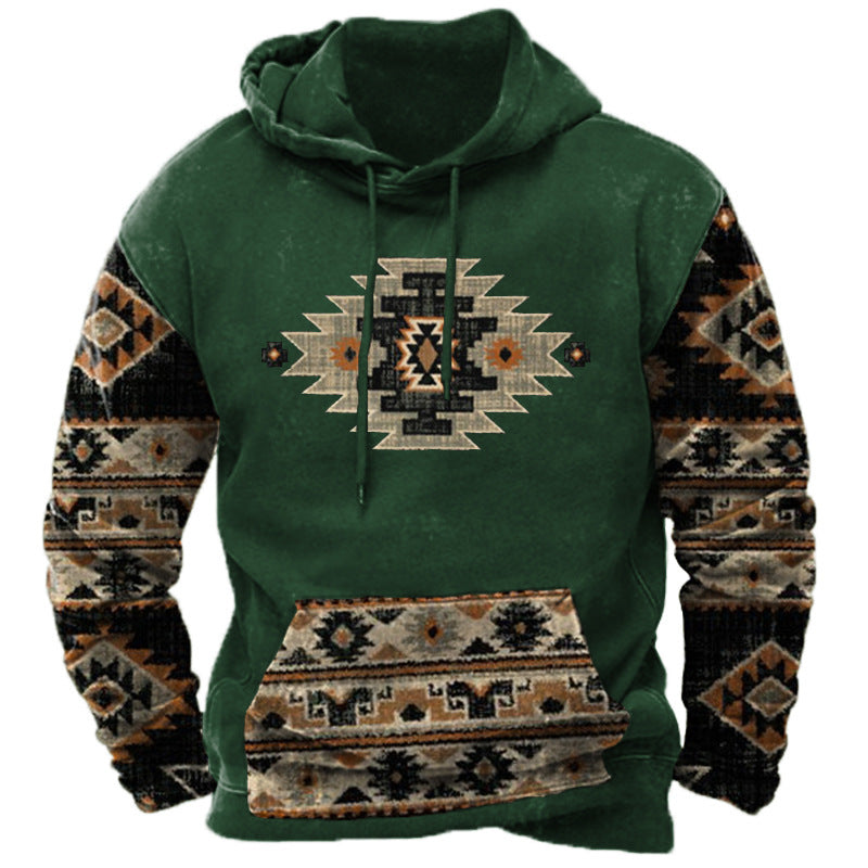 Digitale Print Heren Hoodie