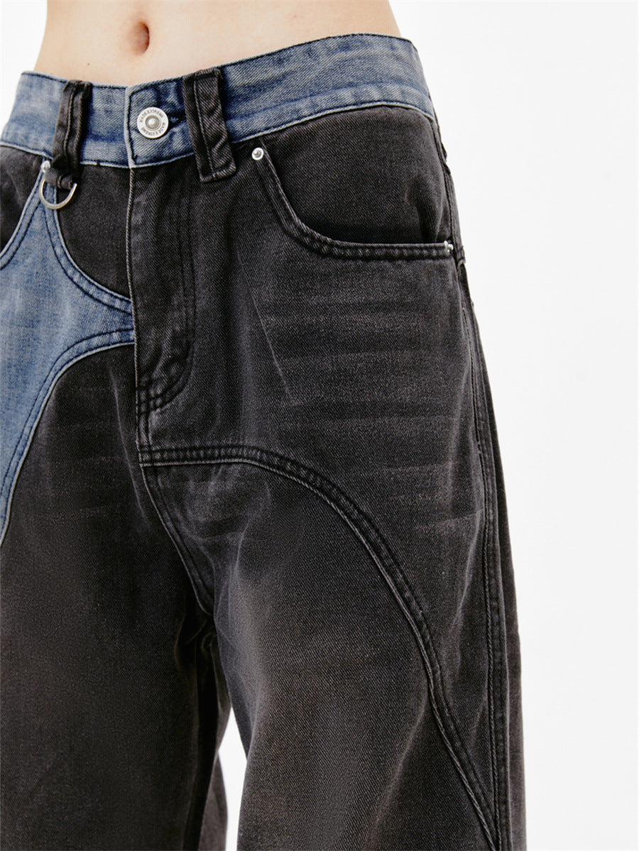 American Retro Washed Worn Jeans voor Dames & Meiden