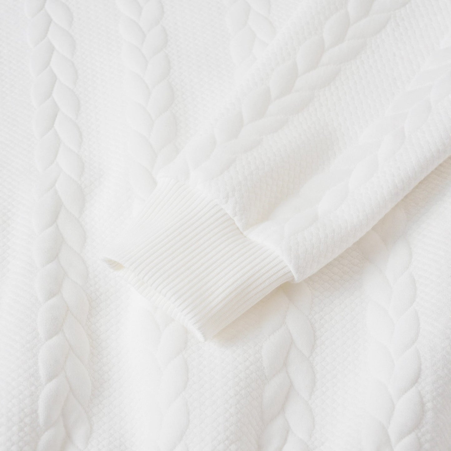 Trendy Dikke Gebreide Trui in Effen Kleur met Jacquard Hoge Kraag en Kabelpatroon voor Heren